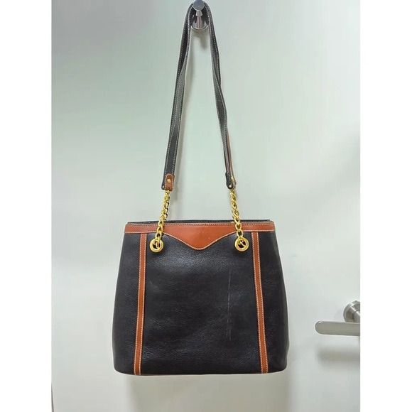 Bally Handbag in Black and Tan, EUC - Picture 2 of 14